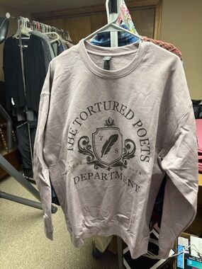 The Tortured Poets Department Crewneck Sweater - Dusty Mauve Taylor swift